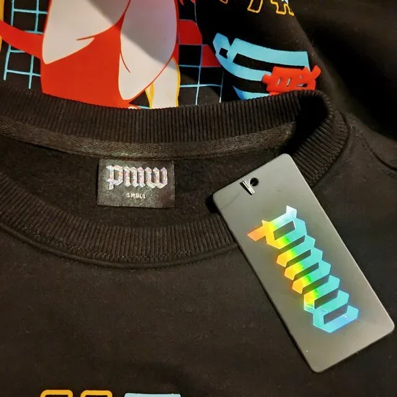 PaymoneyWubby LIMITED ED. Cloudy, You Suck Kitten Club Crewneck Sweater - Small - Picture 9 of 11